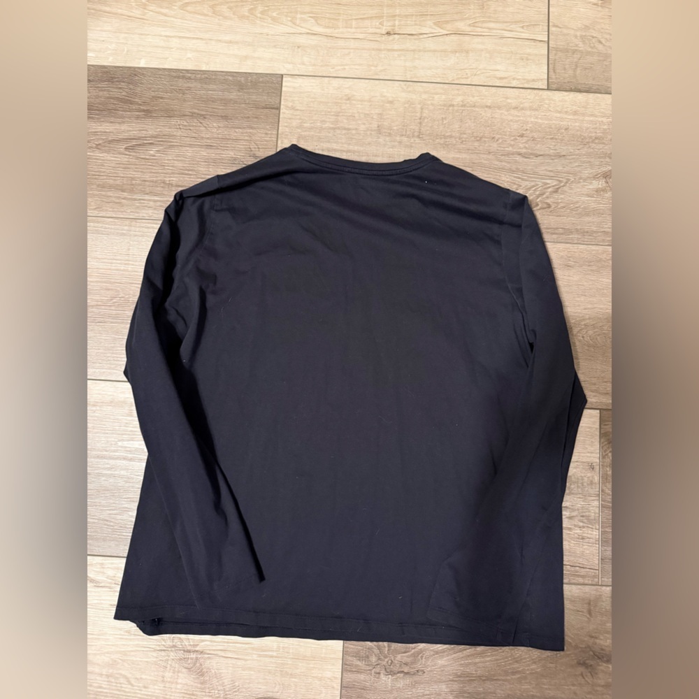 Lands' End Relaxed Fit Tees - Bold Red, Classic Blue, Sleek Black. Set of three - Picture 7 of 9